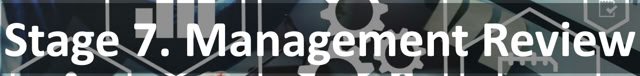 Stage 7. Management Review